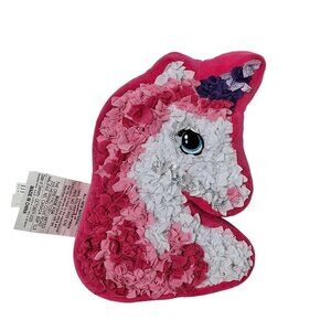 Plush Craft Unicorn Pillow Stuffed Animal 9 Inch